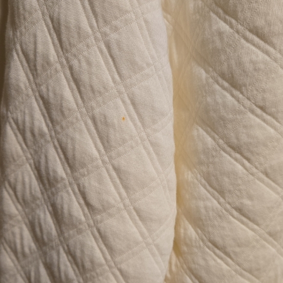 J. Crew Factory Cream Quilted Jacket - Picture 2 of 2